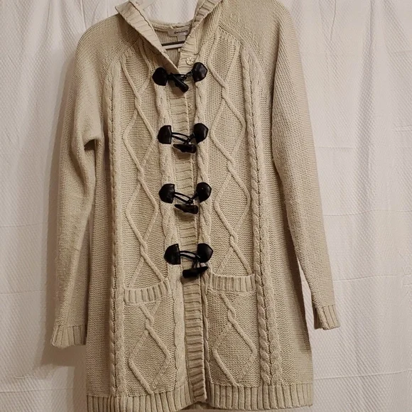 Dressbarn Hooded Cardigan - Picture 1 of 8